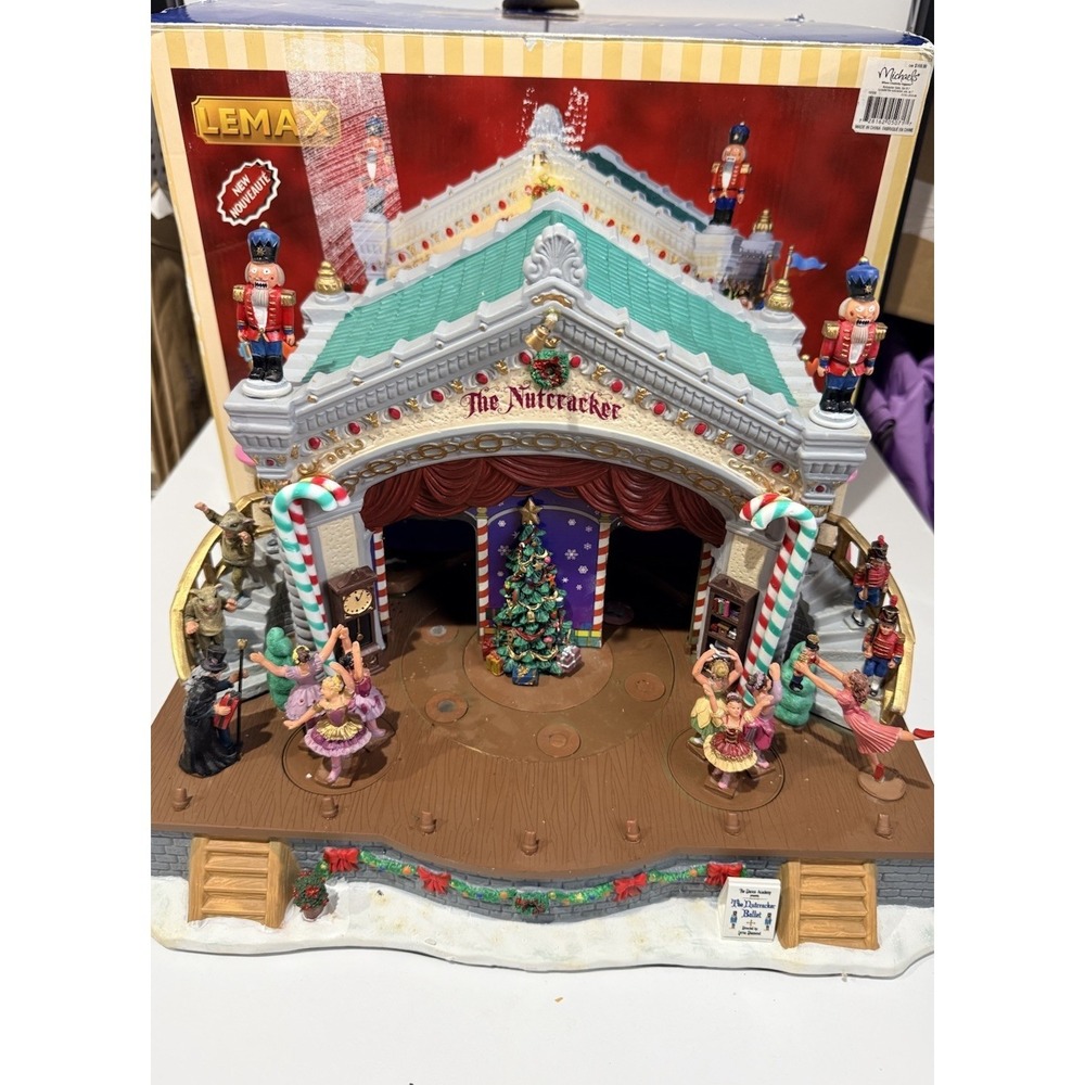 Lemax Nutcracker Suite Music‎ Lighted Animated Christmas Village READ!!